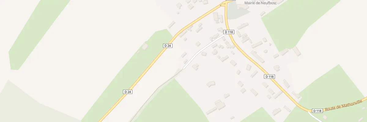 Plan du 5020 Le Bourg à Neufbosc