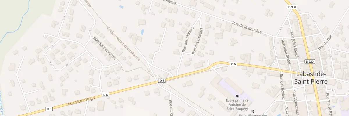 Plan du 374B Rue Victor Hugo à Labastide-Saint-Pierre