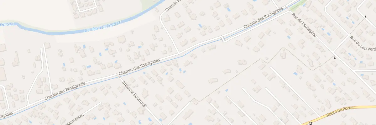 Plan du 48 Che de Rossignolis à Villeneuve-Tolosane