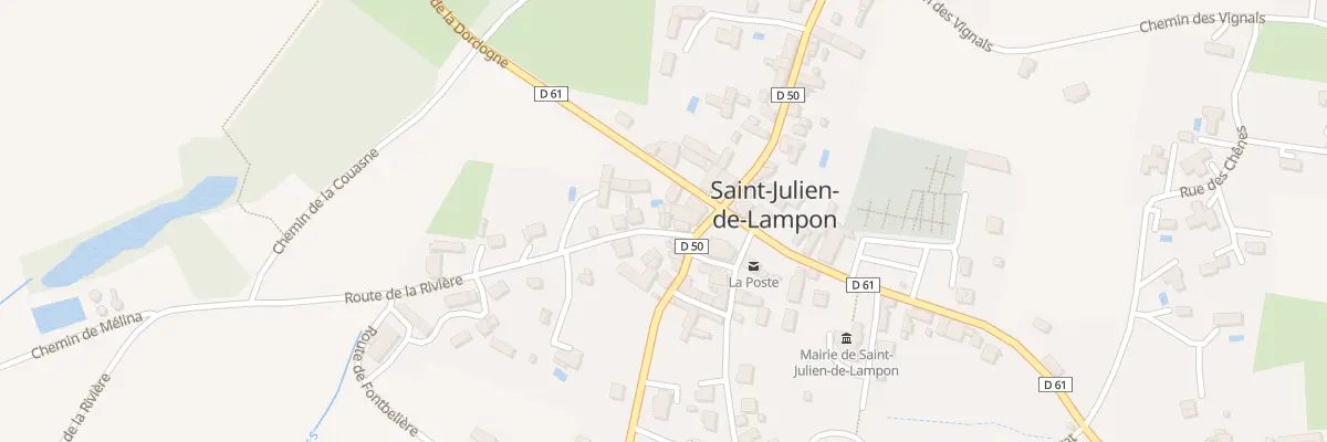 Plan du 26 Rte de la Rivière à Saint-Julien-de-Lampon