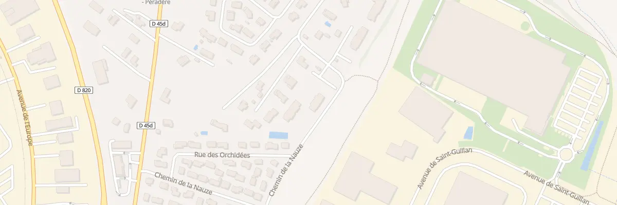Plan du 525 Che de la Nauze à Castelnau-d’Estrétefonds