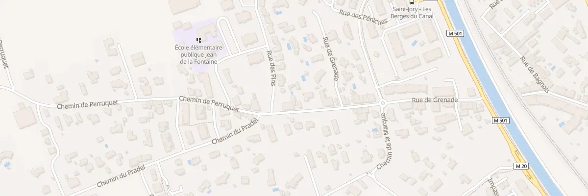 Plan du 22A Rue de Grenade à Saint-Jory