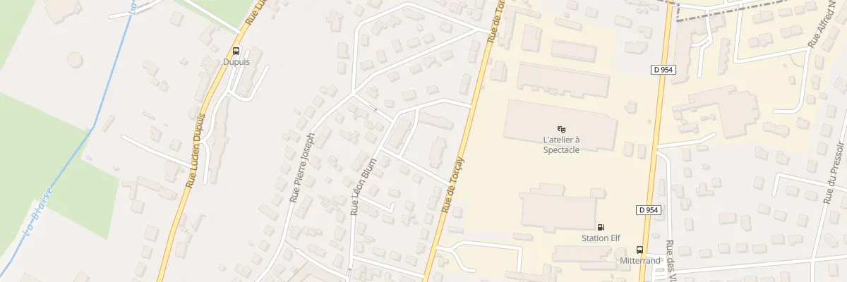 Plan du 24 Rue Léon Blum à Vernouillet