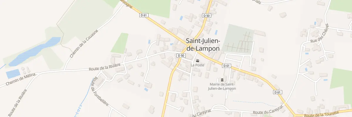 Plan du 27 Rte de la Rivière à Saint-Julien-de-Lampon