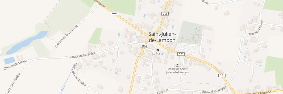 Plan du 14 Rte de Sainte-Mondane à Saint-Julien-de-Lampon