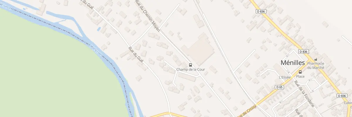Plan du 13 Rue du Chem Moyen à Ménilles