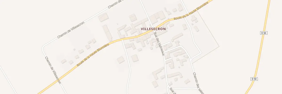 Plan du 15 Rte de la Haute Blonnière à Villerbon