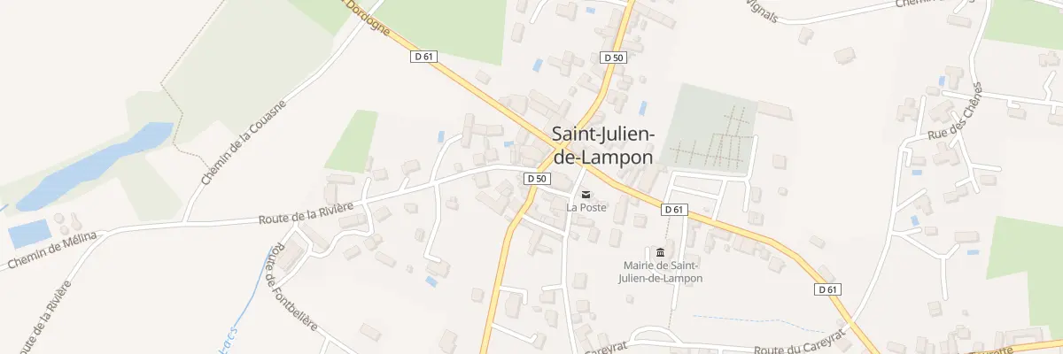 Plan du 7 Rte de la Rivière à Saint-Julien-de-Lampon