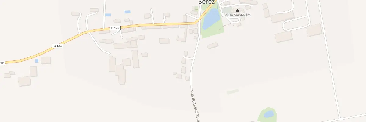 Plan du 9336 Rue du Breuil Evrard à Serez