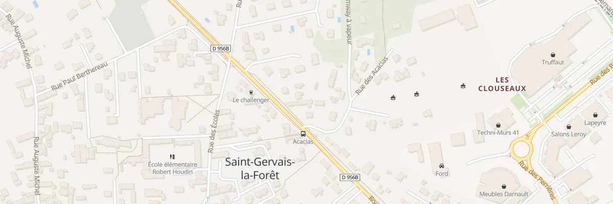 Plan du 52B Rte Nationale à Saint-Gervais-la-Forêt