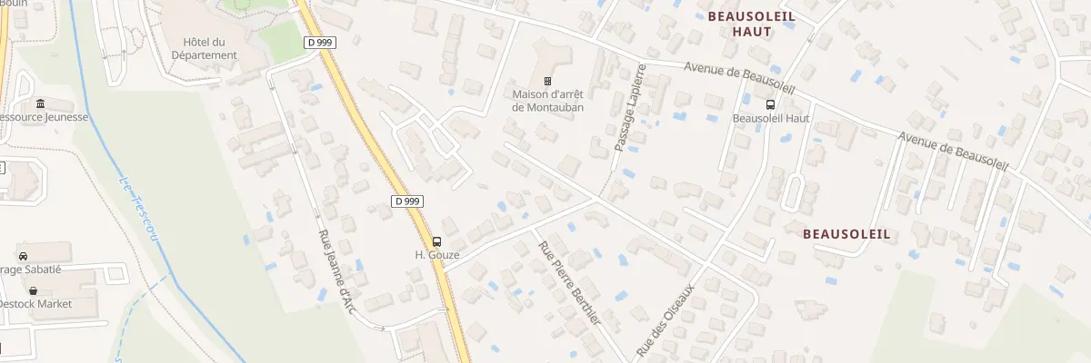 Plan du 4B Rue Frédéric Cayrou à Montauban