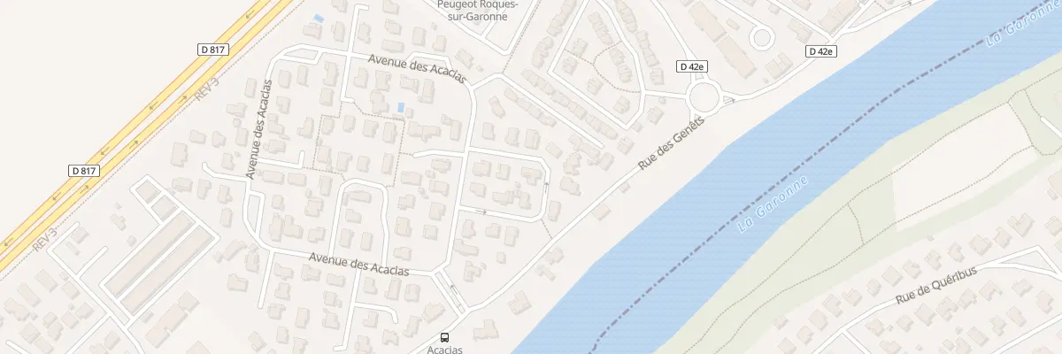 Plan du 8 Rue des Sorbiers à Roques