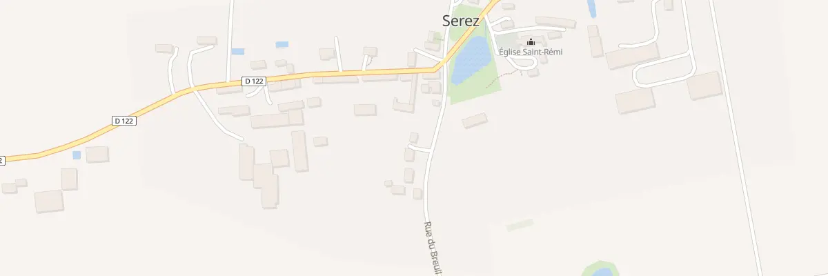 Plan du 5 Rue du Breuil Evrard à Serez