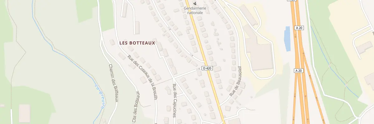 Plan du 28 Rue du Collège à Pierre-Buffière