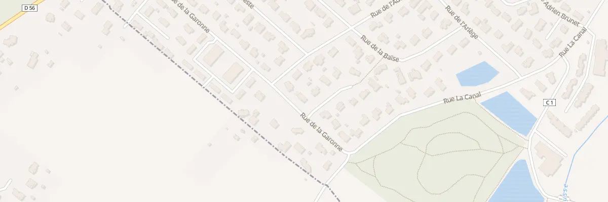 Plan du 19 Rue de la Garonne à Roquettes