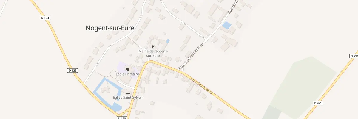 Plan du 2B Rue du Chemin Noir à Nogent-sur-Eure
