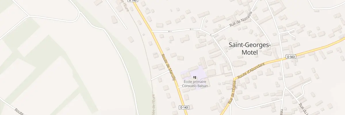 Plan du 12 Rte de Marcilly à Saint-Georges-Motel