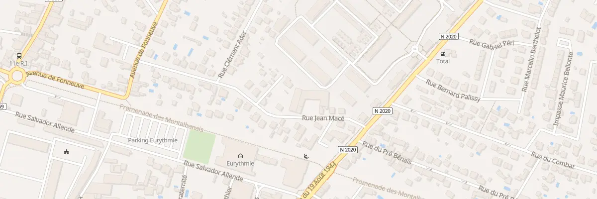 Plan du 10 Rue Jean Macé à Montauban