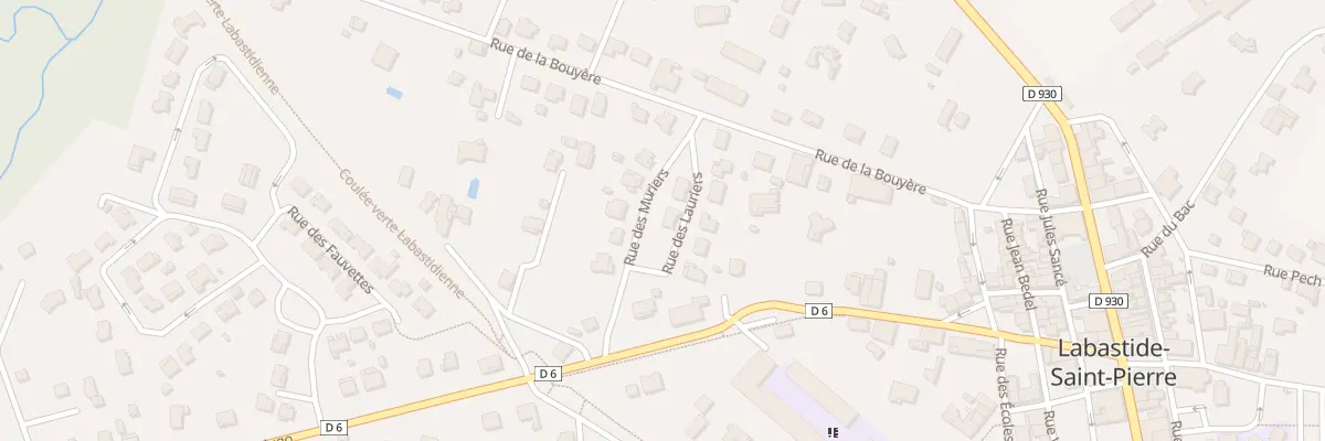 Plan du 3 Rue des Lauriers à Labastide-Saint-Pierre