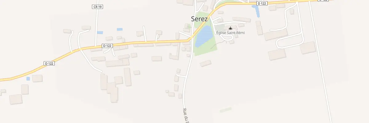 Plan du 3 Rue du Breuil Evrard à Serez