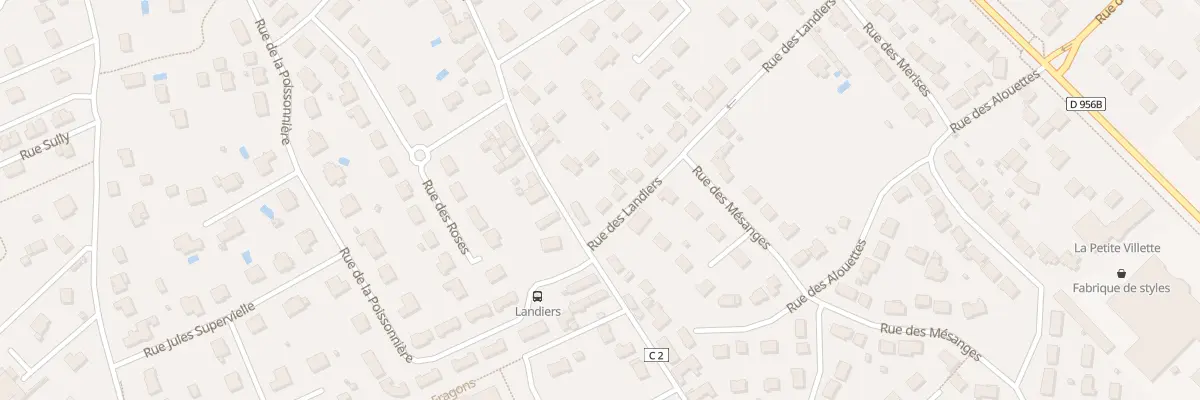 Plan du 33 Rue des Landiers à Saint-Gervais-la-Forêt