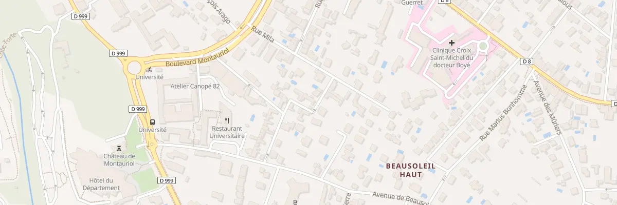 Plan du 4 Rue Cyprien Portal à Montauban