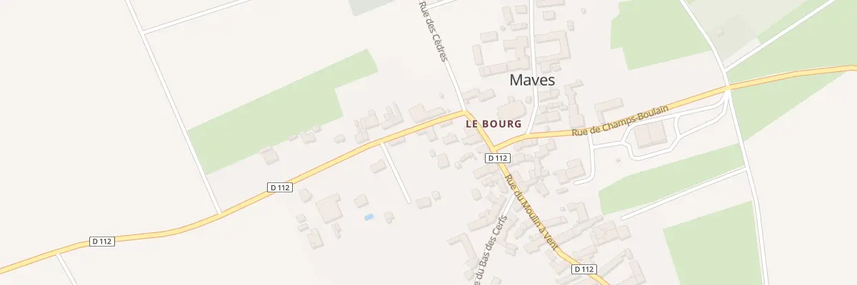 Plan du 2 Rue de l’Etang à Maves