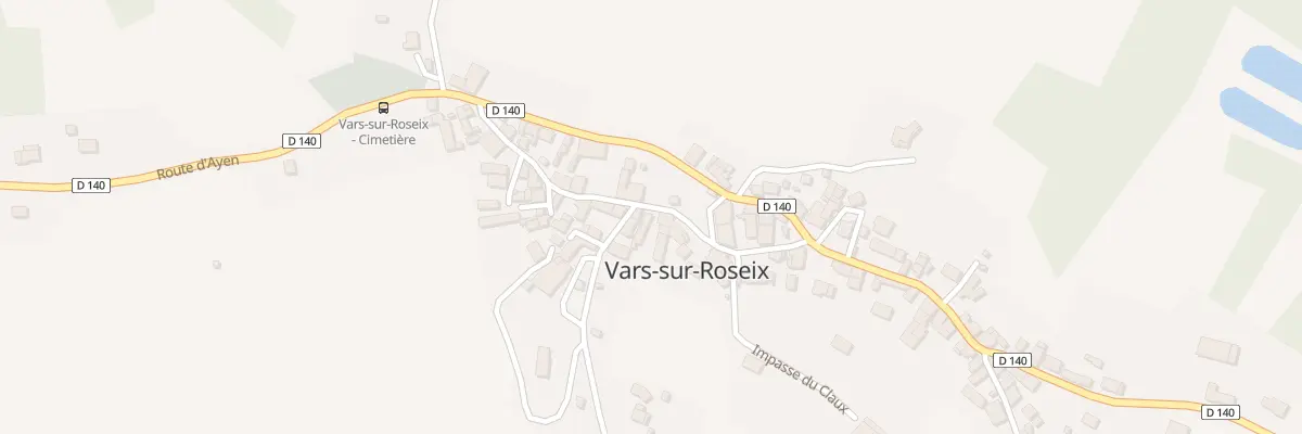 Plan du 2 Pl De L’Eglise à Vars-sur-Roseix