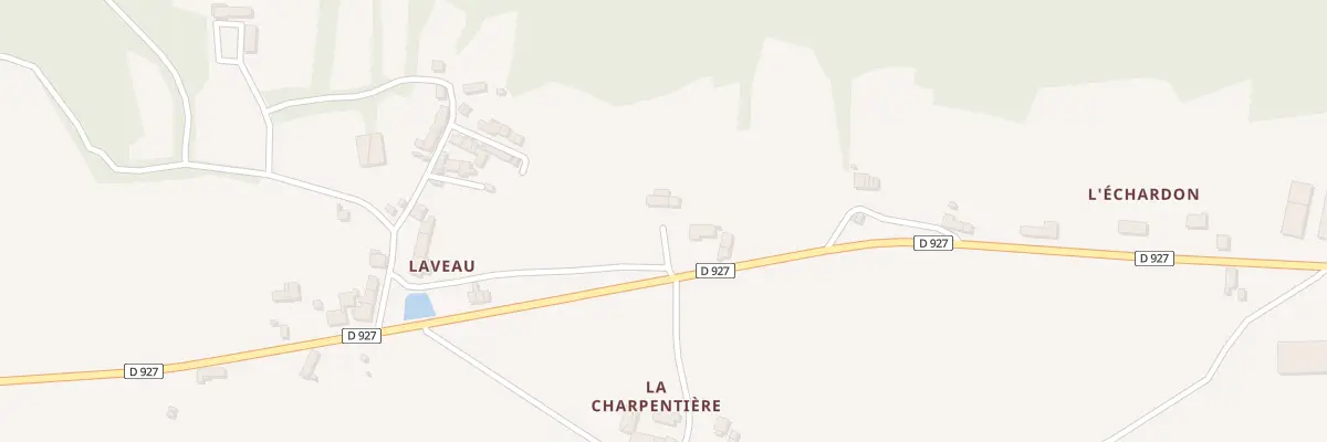 Plan du 18 Laveau à Rivarennes