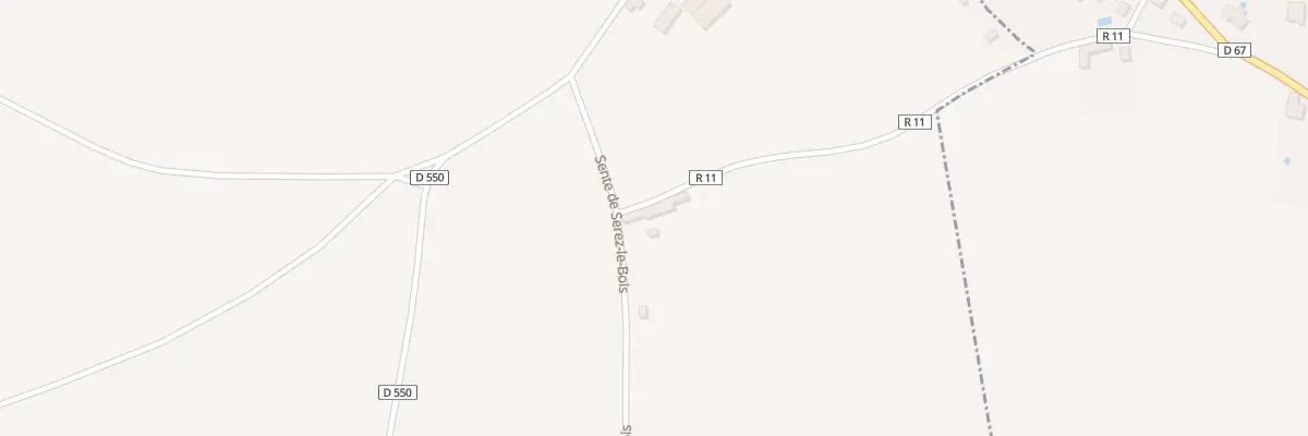 Plan du 1 Serez Le Bois à Serez