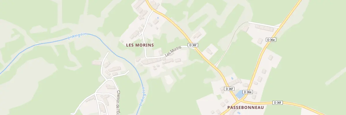Plan du 3 Les Morins à La Châtre-Langlin