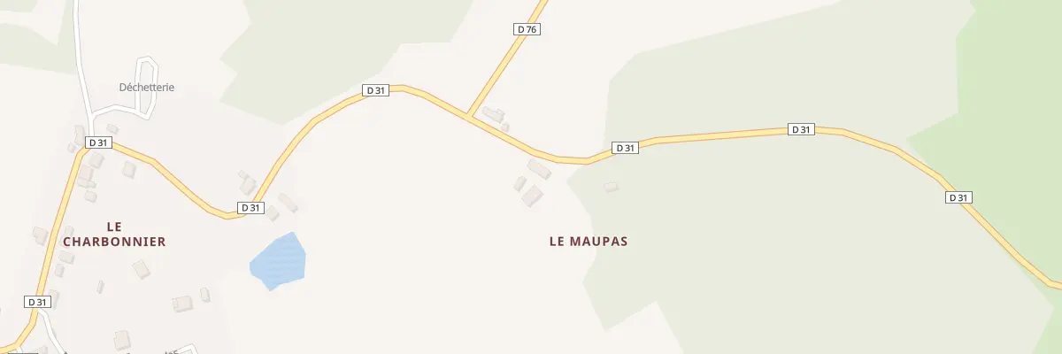 Plan du 2 Le Maupas à Château-Chervix
