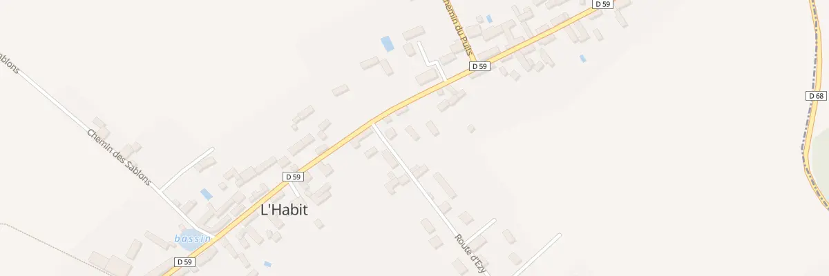 Plan du 33 Rue de la Mairie à L’Habit