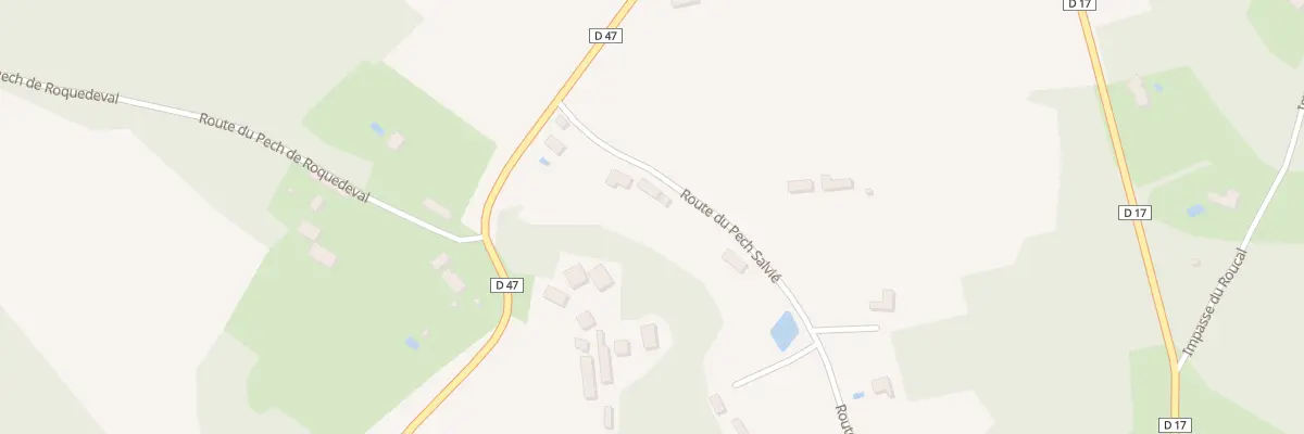 Plan du 121 Rte Pech Salvie à Payrignac