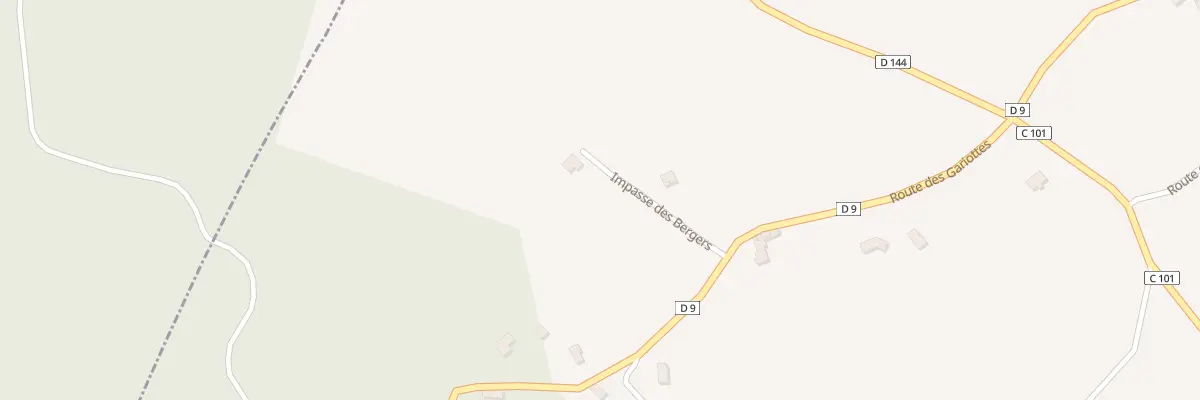 Plan du 113 Imp des Bergers à Nuzéjouls