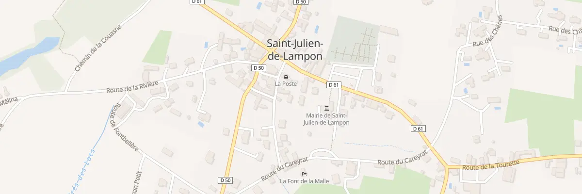 Plan du 77 Rue de la Font de Lamalle à Saint-Julien-de-Lampon