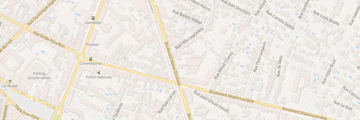 Plan du 780 Bd Blaise Doumerc à Montauban