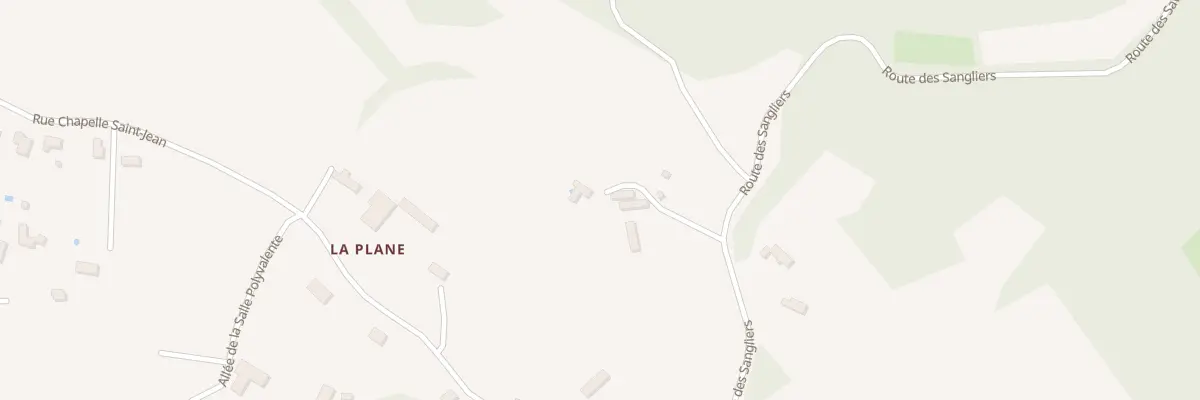 Plan du 265 Rte des Sangliers à Carlux