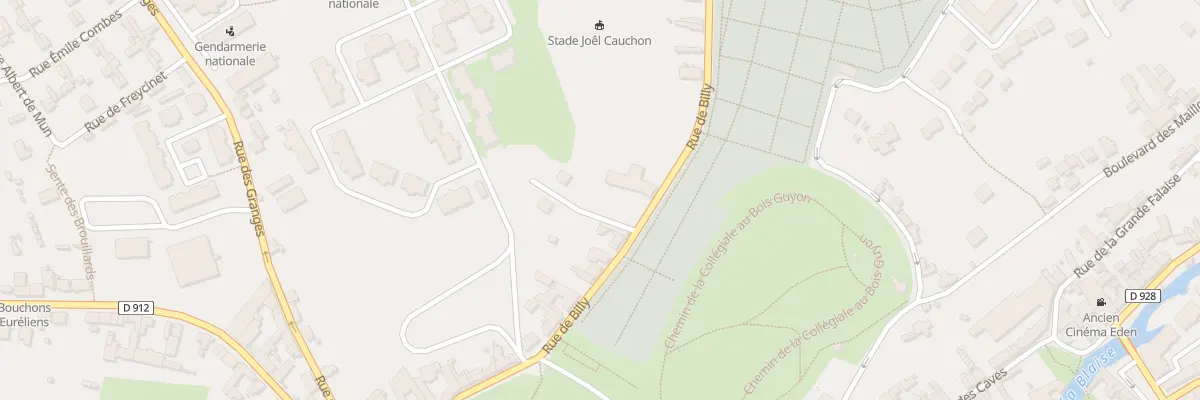 Plan du 57 Rue de Billy à Dreux
