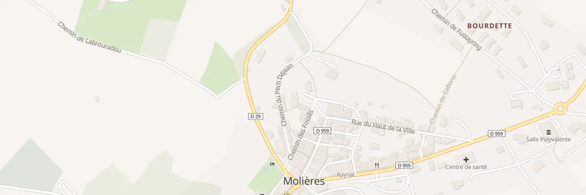 Plan du 2 Pl de la Bastide à Molières
