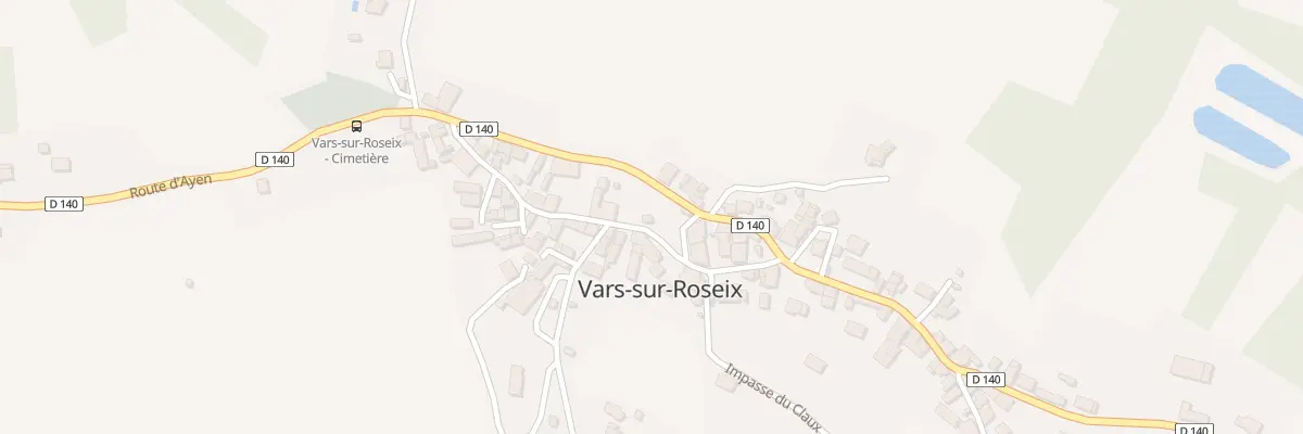 Plan du 3 Pl De L’Eglise à Vars-sur-Roseix