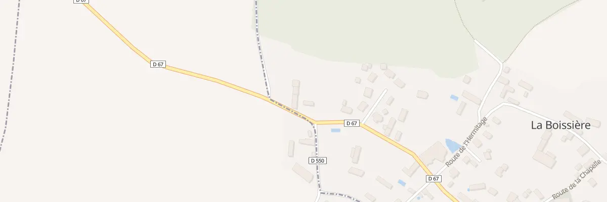 Plan du 10 Rte du Val au Grain à La Boissière