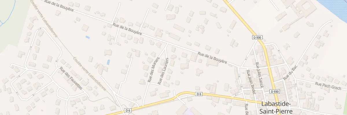 Plan du 10 Rue des Lauriers à Labastide-Saint-Pierre