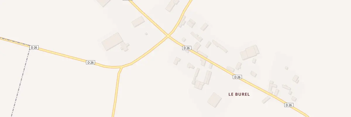 Plan du 2 Le Burel à Cuverville-sur-Yères