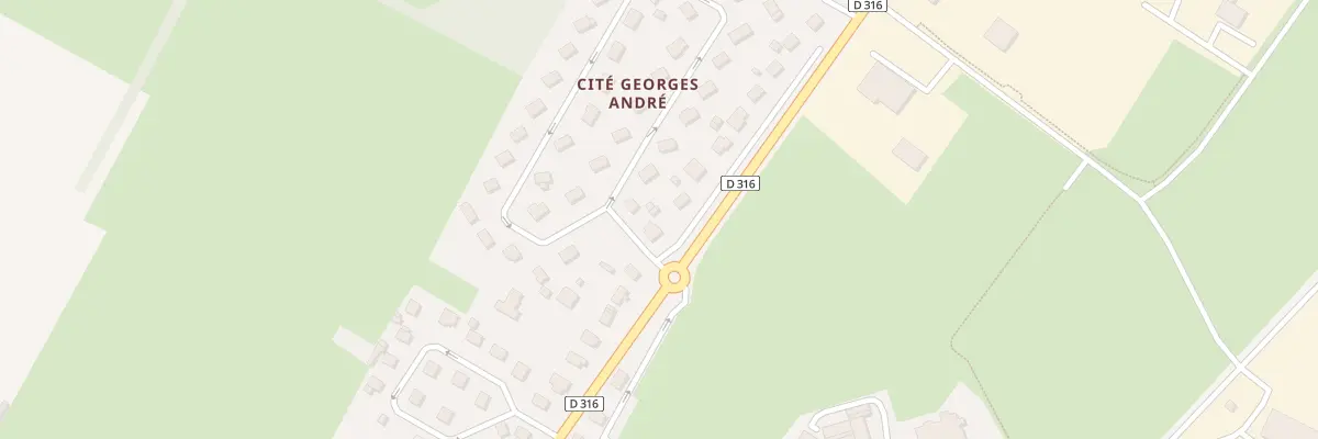 Plan du 1 Vc Res Georges Andre à Courcelles-sur-Seine