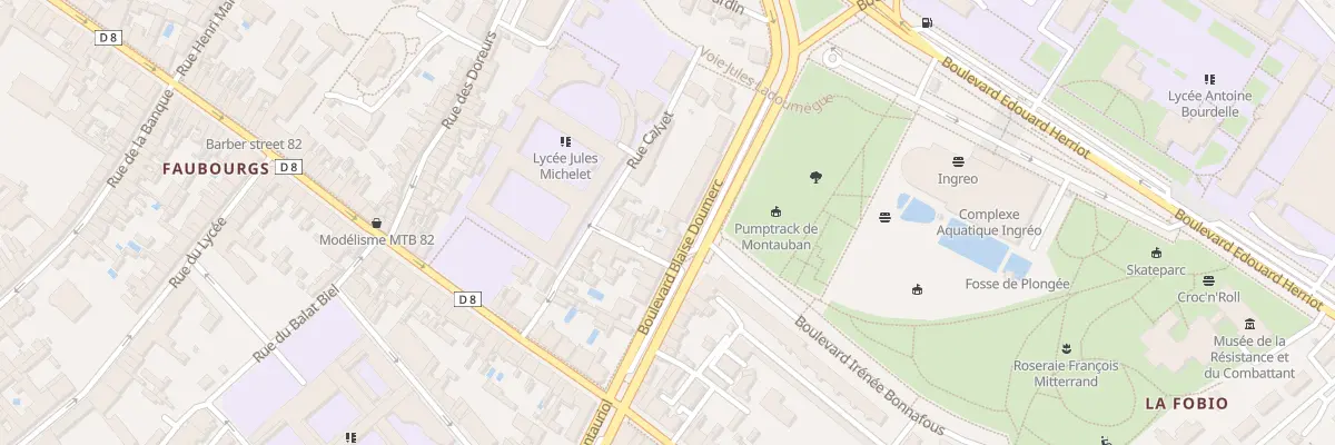 Plan du 139 Bd Blaise Doumerc à Montauban