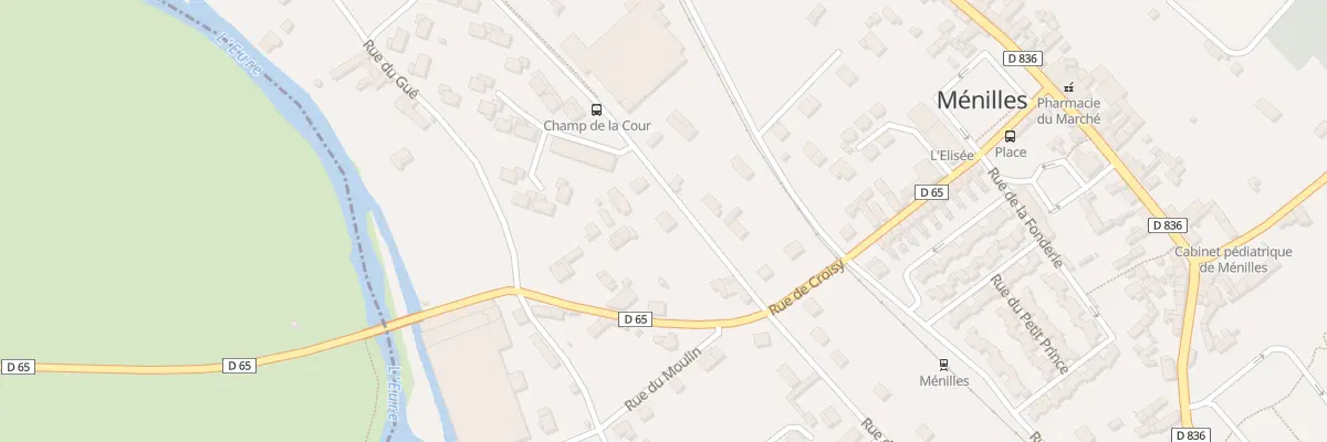 Plan du 3 Rue du Chem Moyen à Ménilles