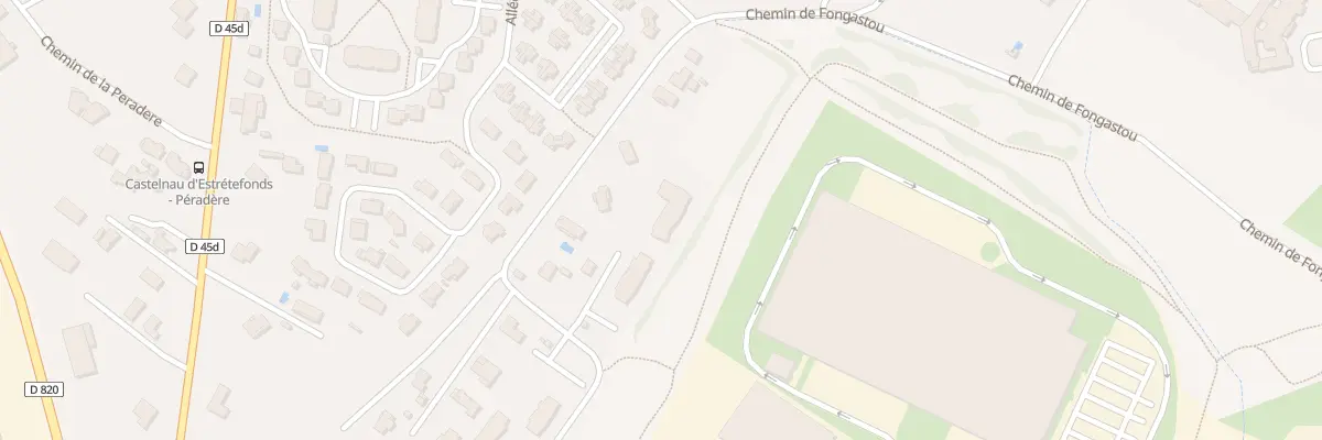 Plan du 504 Che de la Nauze à Castelnau-d’Estrétefonds