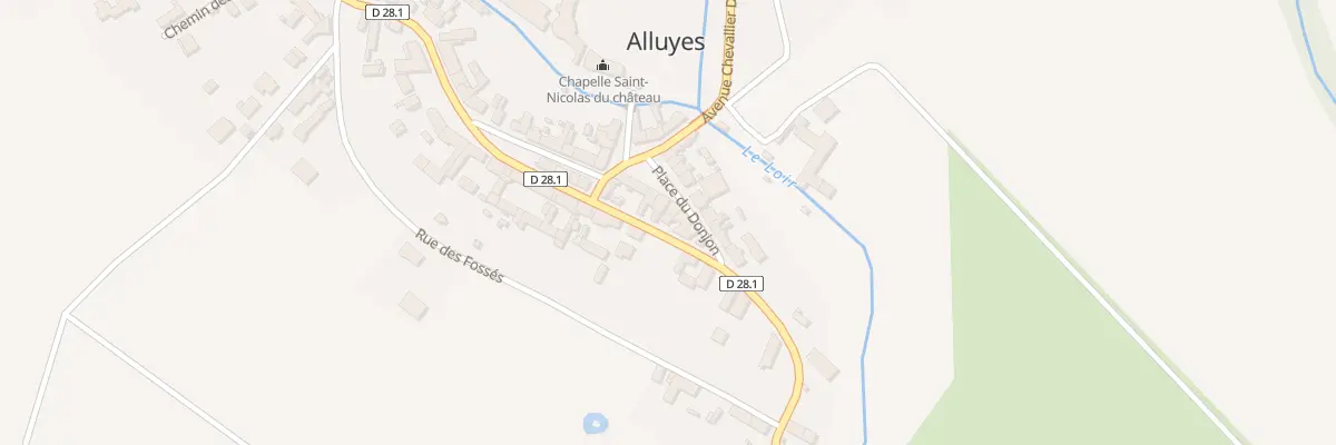 Plan du 26 Rue Florimond Robertet à Alluyes