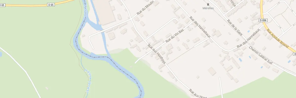 Plan du 11 Rue aux Honfroys à Ménilles